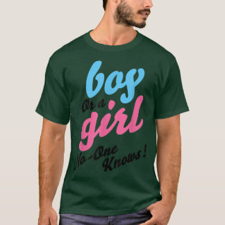 Junge oder Mädchen, niemand weiß, dass Geschlecht  T-Shirt