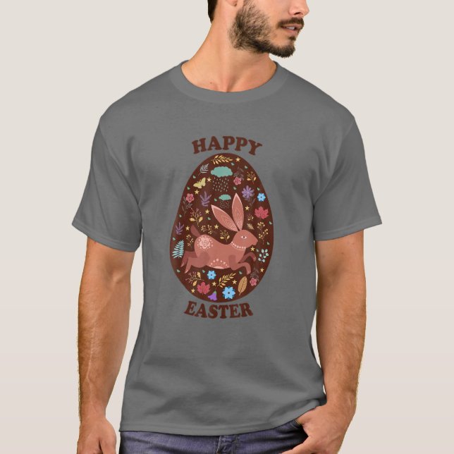 Junge Osterjunge Junge Ostern Frohe Osterfeier Kin T-Shirt (Vorderseite)