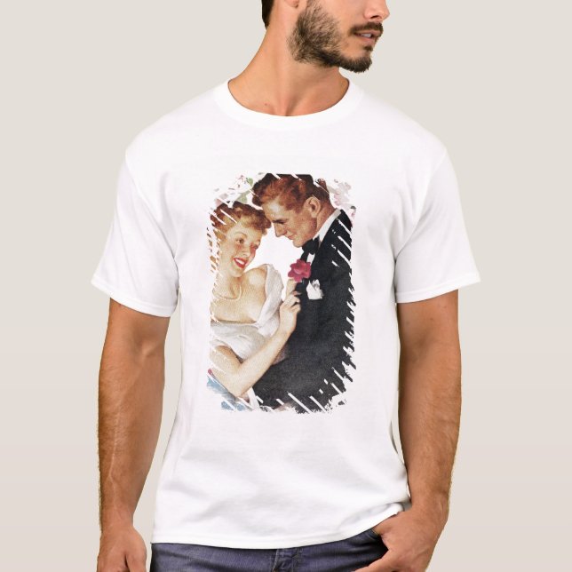 Junge Paare in der formellen Kleidung T-Shirt (Vorderseite)