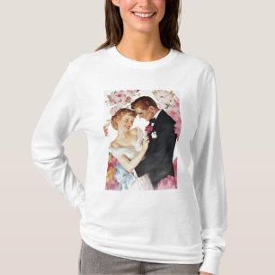 Junge Paare in der formellen Kleidung T-Shirt