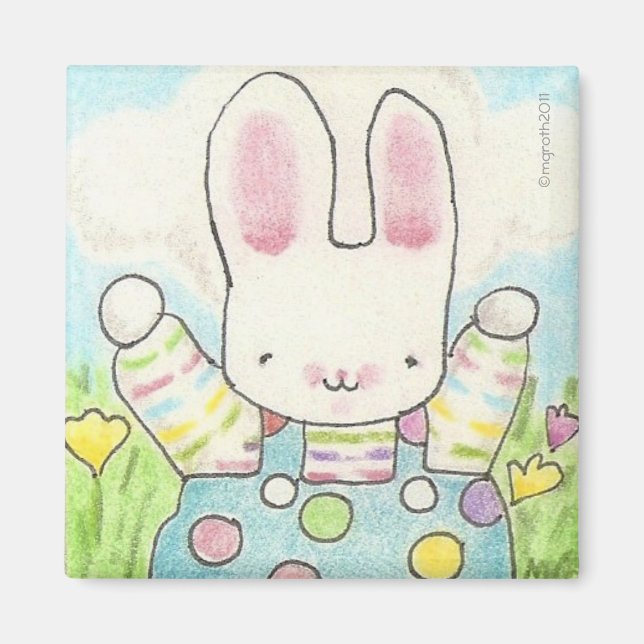 Junge Polka Dot Magnet (Vorne)