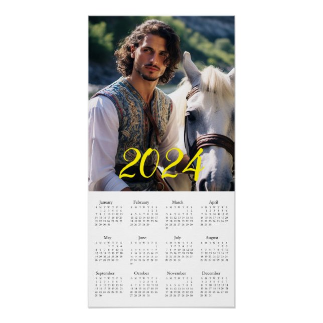 Junge Ritter Kalender 2024. Poster (Vorderseite)