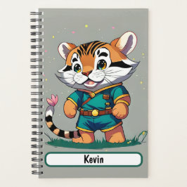 Junge scout Tiger Cub mit individualisierbarem Nam Planer