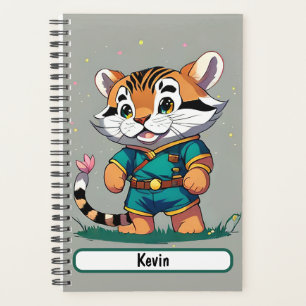 Junge scout Tiger Cub mit individualisierbarem Nam Planer