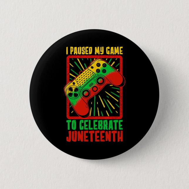 Junge Shirts für Männer Juneteenth S Kinder Junge  Button (Vorderseite)