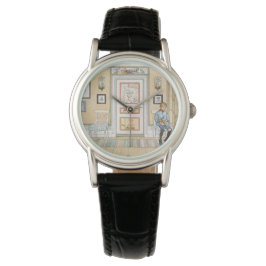 Junge sitzt in der Ecke (von Carl Larsson) Armbanduhr