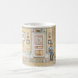 Junge sitzt in der Ecke (von Carl Larsson) Kaffeetasse