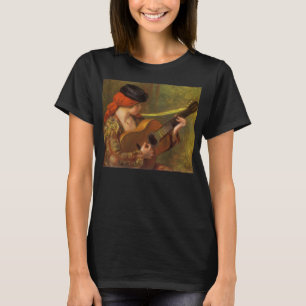 Junge spanische Frau mit einer Gitarre von Pierre  T-Shirt