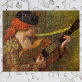 Junge Spanische Frau mit Gitarre von Pierre Renoir