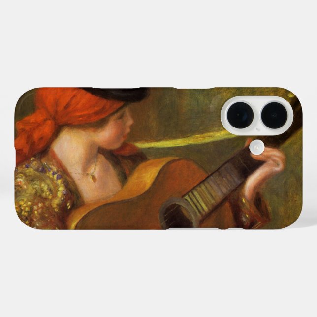 Junge Spanische Frau mit Gitarre von Pierre Renoir title_seo2 (Rückseite (Horizontal))