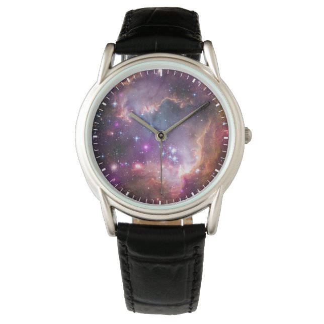 Junge Sterne in der kleinen Zauberwolke. Armbanduhr (Vorderseite)