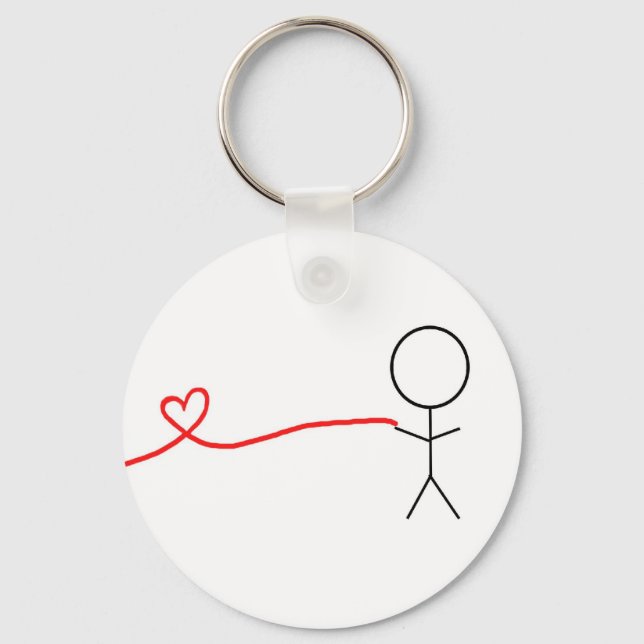 Junge Teil der Matching Couples Schlüsselanhänger (Vorderseite)