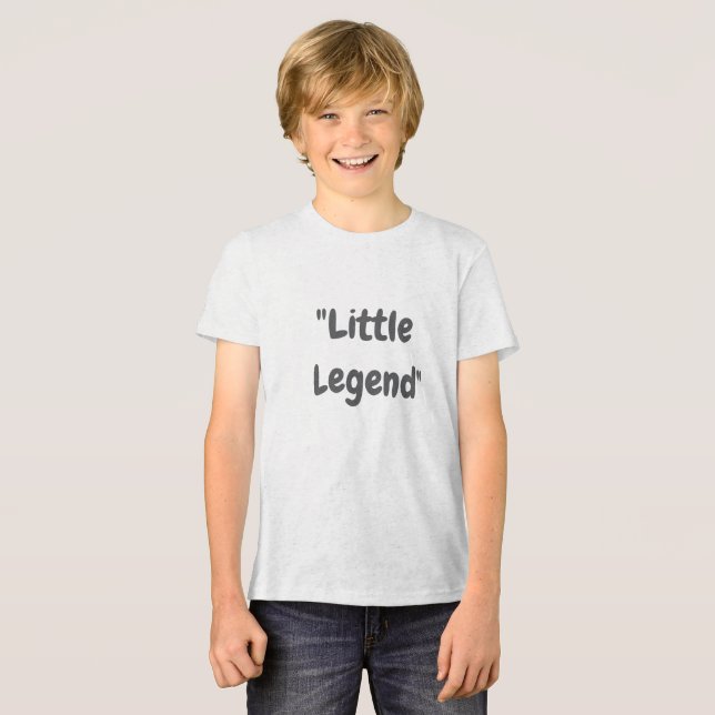 Junge  Tri-Blend shirt (Vorderseite voll)
