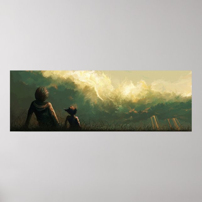 Junge, überwunden poster (Vorne)