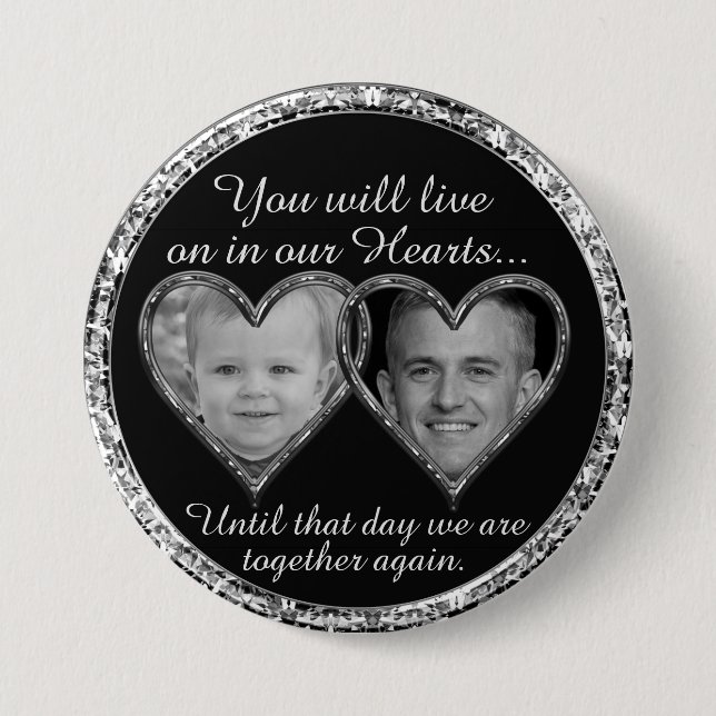 Junge und alte Erinnerung Button (Vorderseite)