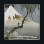 Junge und Mount Fuji Hokusai japanische Fine Art Magnet<br><div class="desc">Junge und Fuji 葛 斎 "富 と 飾 北士笛吹童図Nachahmung von Seide, 1839 Junge sitzt auf einem Zweig und spielt eine Flöte im Vordergrund, Fuji in der Ferne. Freer Gallery, Smithsonian, Washington D.C. Katsushika Hokusai (Oktober oder November 1760-Mai 10, 1849) war ein japanischer Künstler, ukiyo-e Maler und Printmacher der Edo-Periode. Zu...</div>