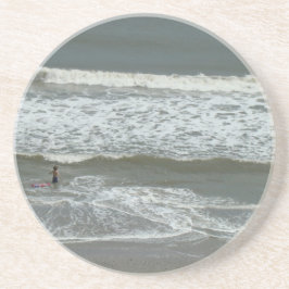 Junge und Sea Untersetzer