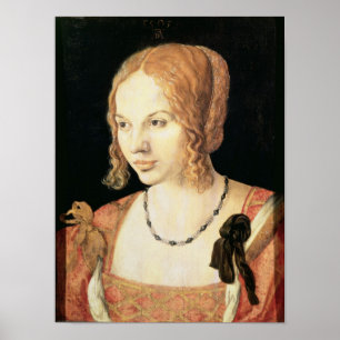 Junge venezianische Frau Poster