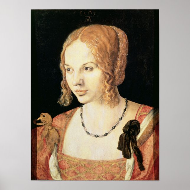 Junge Venezianische Frau Poster (Vorne)