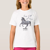 Junge wild und frei galoppierend Appaloosa Geburts