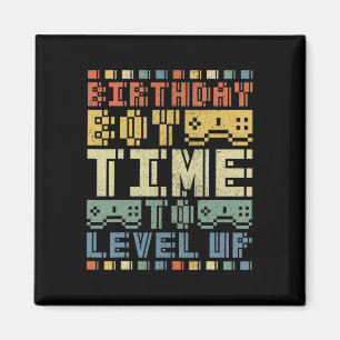 Junge Zeit, um Teeny Boys Video Gamer Birthda zu e Magnet