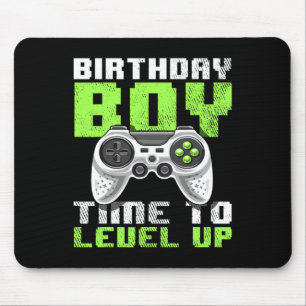 Junge Zeit, um Video-Spiel Geburtstag Geschenkboys Mousepad