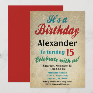 Junge zum Geburtstag Einladung Tee zwischen Kinder