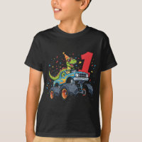 Jungen 1 Jahr alt Geburtstagskleidung - Dino Monst