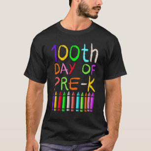 Jungen aus der Vorschulzeit Mädchen Kinder 100 Tag T-Shirt