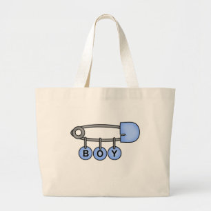 Jungen-Baby-Button Jumbo Stoffbeutel