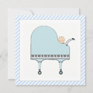 Jungen-Baby-Party-Einladung Einladung