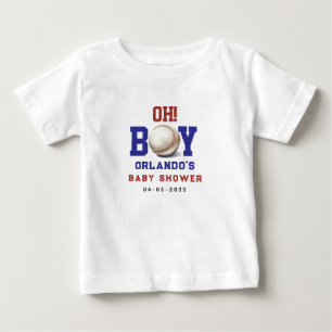 Jungen Baseball-Baby-Party Süße Sportparty Baby T-shirt