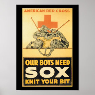 Jungen-Bedarfsox-Zweiter Weltkrieg Poster