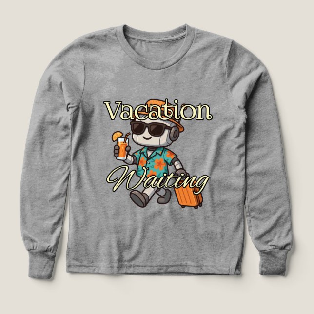 Jungen Bella+Canvas Tri-Blend Langarmshirt, Sol (Design Vorderseite)