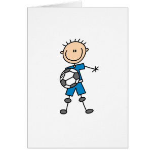 Jungen-blauer einheitlicher Fußball