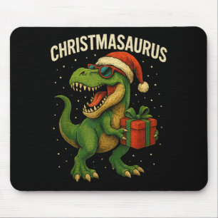 Jungen Christmasaurus Weihnachten Dinosaurier Dino Mousepad