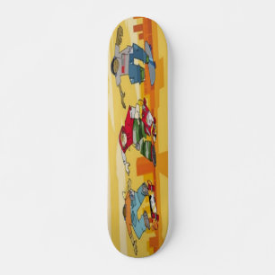 Jungen, die auf Skateboards springen - Skateboard