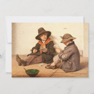 Jungen, die Karten spielen   Antonio Ermolao Paole