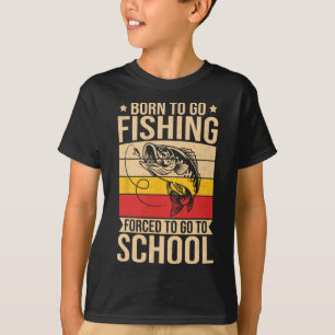 Jungen, die Shirt fischen, Kinder Jungs, die Gebor