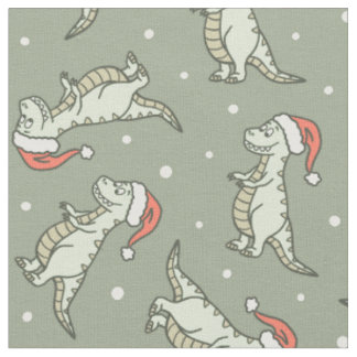 Jungen Dinosaurier Weihnachten T-Rex Dino Salbei G Stoff