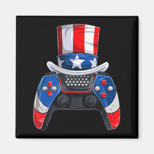 Jungen Fourth Of July T-Shirt US-amerikanische Fla Magnet