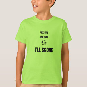 Jungen-Fußballtrikot - Gib mir den Ball T-Shirt