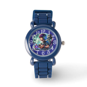 Jungen-Gamer Armbanduhr