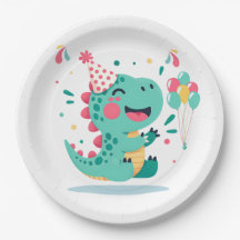 Jungen Geburtstag Papier Teller | Dino Party Gesch