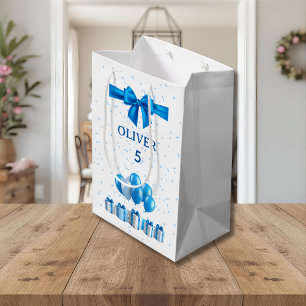 Jungen-Geburtstags-Geschenktüte - Geschenk- und Ko Mittlere Geschenktüte