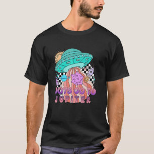Jungen gehen zum Jupiter Weltraum Retro Valentineu T-Shirt