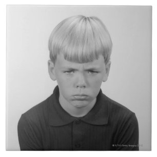 Jungen-Gesichtsausdrücke Fliese