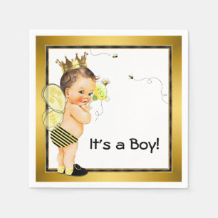 Jungen Hummel Baby Shower Serviette