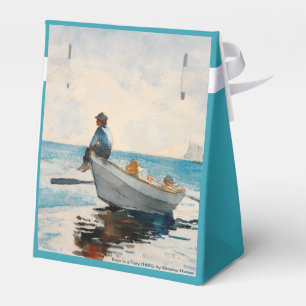 Jungen in einer Geschichte (1880) von Winslow Home Geschenkschachtel