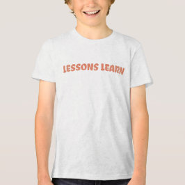 Jungen/Kinder Energie-Fluss-Lektionen-Lernen-T-Shi Tri-Blend Shirt